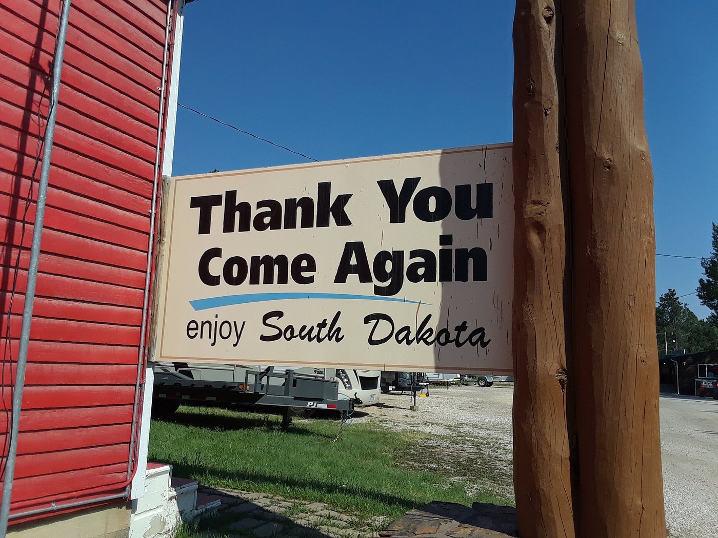 Thank you sign